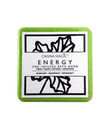 Energy CBD Bath Bomb – Boost Mood & Refresh with Lemon & Peppermint