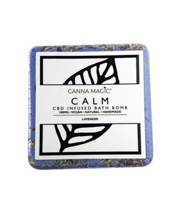 Calm CBD Bath Bomb – Stress Relief & Relaxation with Lavender & Vanilla