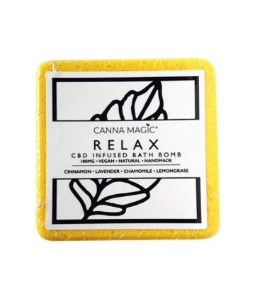 Relax CBD Bath Bomb – Deep Stress Relief & Muscle Relaxation with Lavender & Chamomile