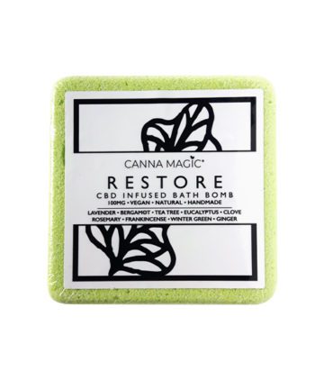Restore CBD Bath Bomb – Muscle Recovery & Relaxation with Eucalyptus & Rosemary