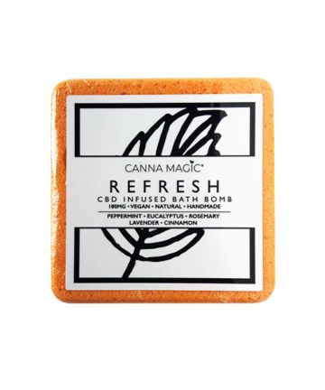 Refresh CBD Bath Bomb – Energise & Revive with Peppermint & Eucalyptus