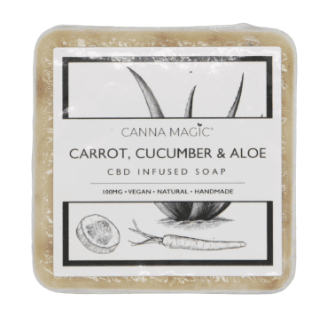 CBD Carrot, Cucumber & Aloe CBD Soap