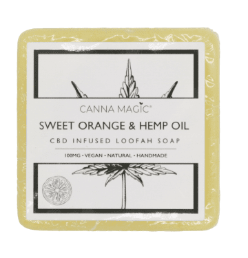 CBD Sweet Orange & Hemp oil Loofah soap